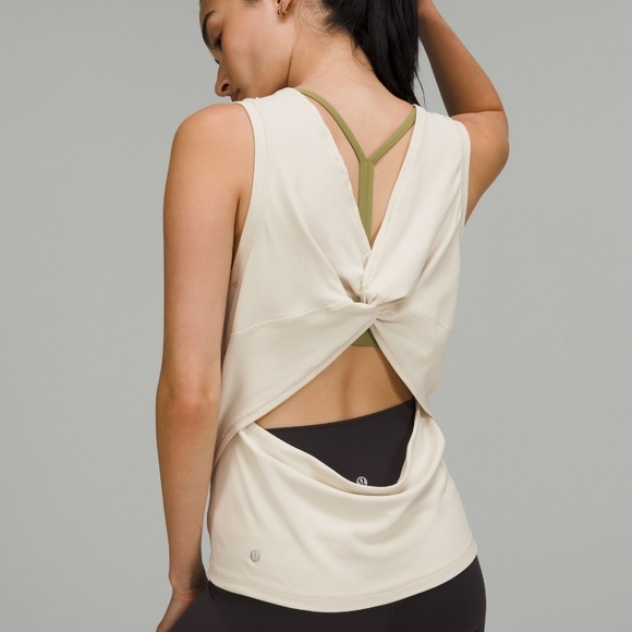 lululemon athletica Tops - Lululemon Nulu Twist Back Yoga Tank Top